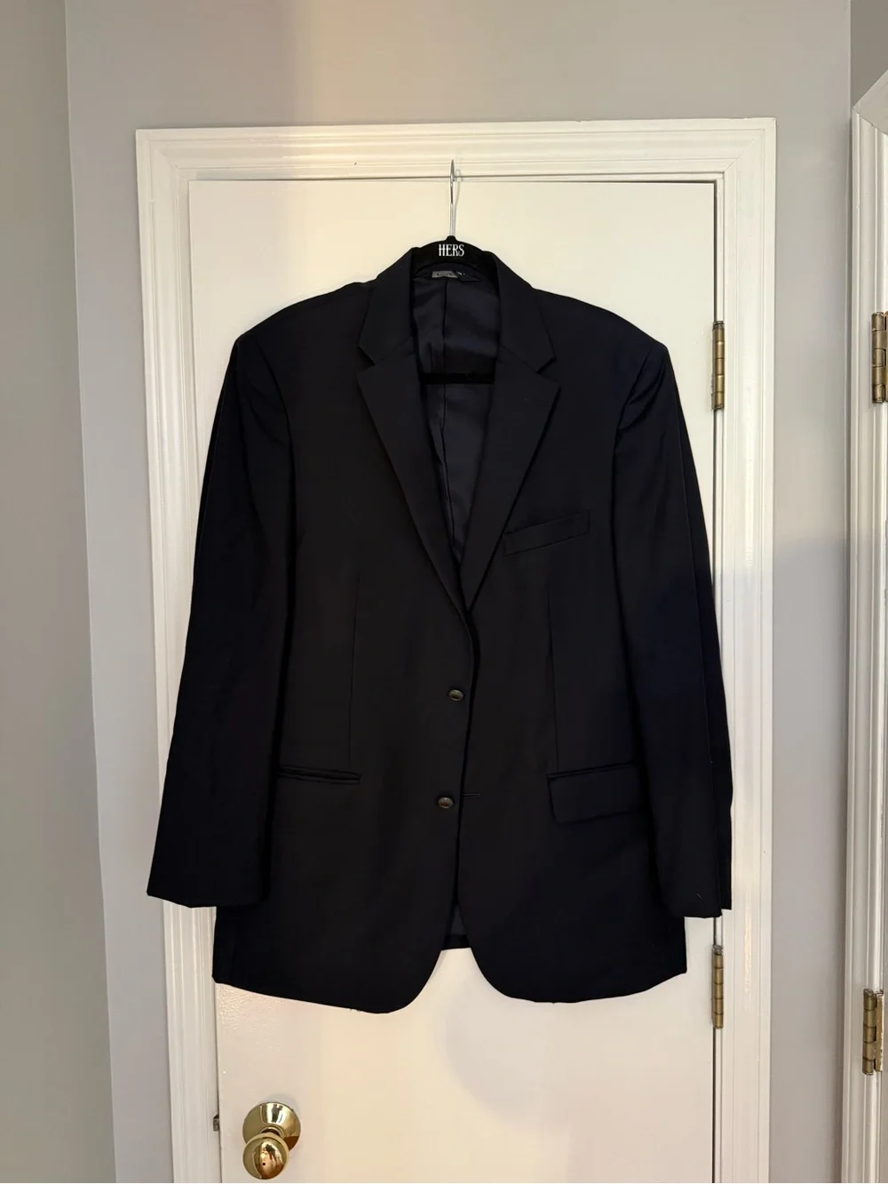 Jos. A. Bank Men's Black Two-Button Sport Coat